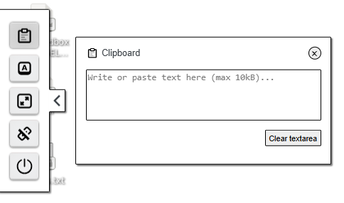 Clipboard tool