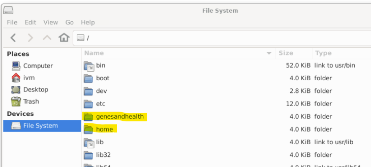 the TRE root directrory